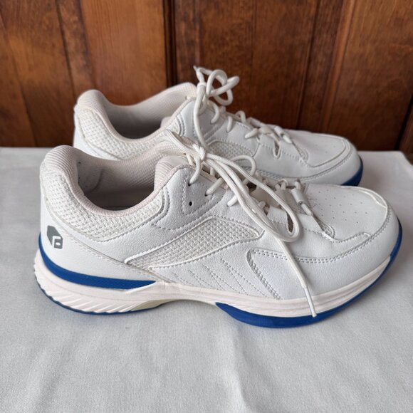 Fitville Amadeus White w/Blue Tennis/Running Athletic Shoes Size 9.5 EW main image 11
